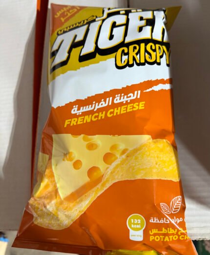 TIGER CRISPY CHIPS CHEESE 9X180G