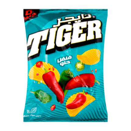 TIGER CRISPY CHIPS SWEET CHILI 9X180G